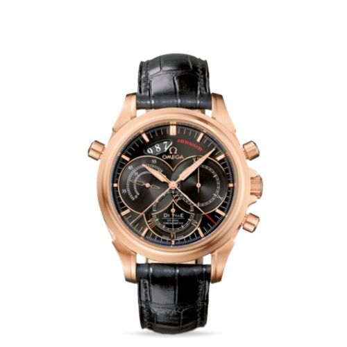 Omega De Ville Co-Axial 41 Chronoscope Rattrapante Red Gold / Black